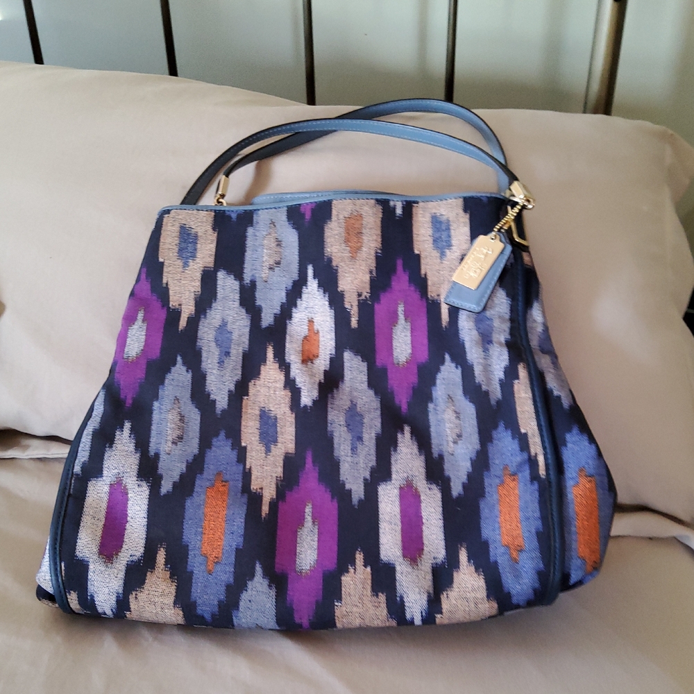Coach Multicolor Patterned Shoulder Bag